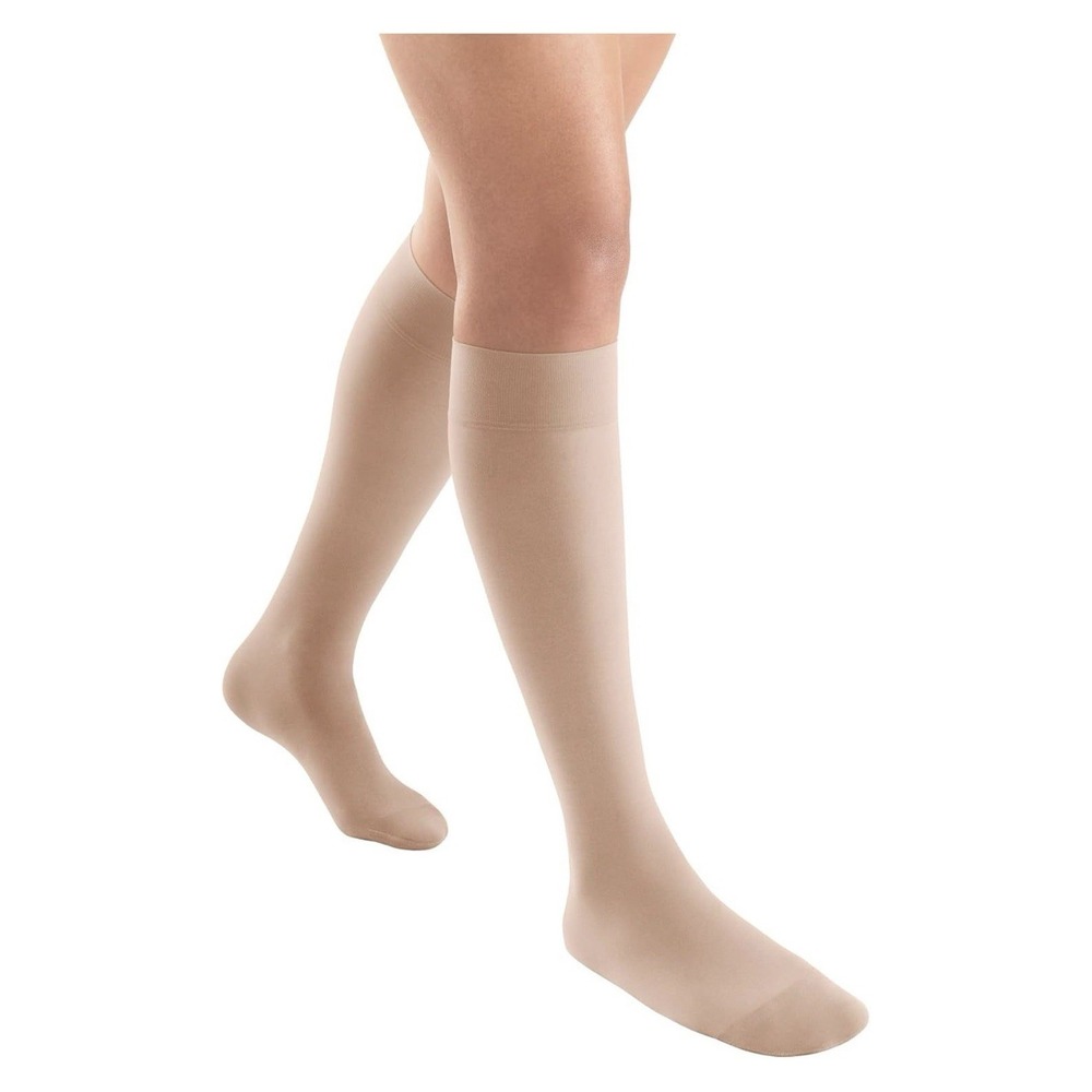 JOBST Activa Sheer 15-20 mmHg Compression Socks Knee High Silky Beige Medium